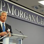 IMAGE DISTRIBUTED FOR JP MORGAN CHASE - Jamie Dimon, JP Morgan & Chase Co. Chairman and CEO, discusses the impact of The Fellowship Initiative, Monday, June 23, 2014, at JPMorgan Chase Headquarters in New York. The expanded Fellowship Initiative enrolls young men of color in Chicago, Los Angeles, and New York City in a multi-year hands-on enrichment program that includes academic, social and emotional support.  (Photo by Diane Bondareff/Invision for JPMorgan Chase/AP Images)